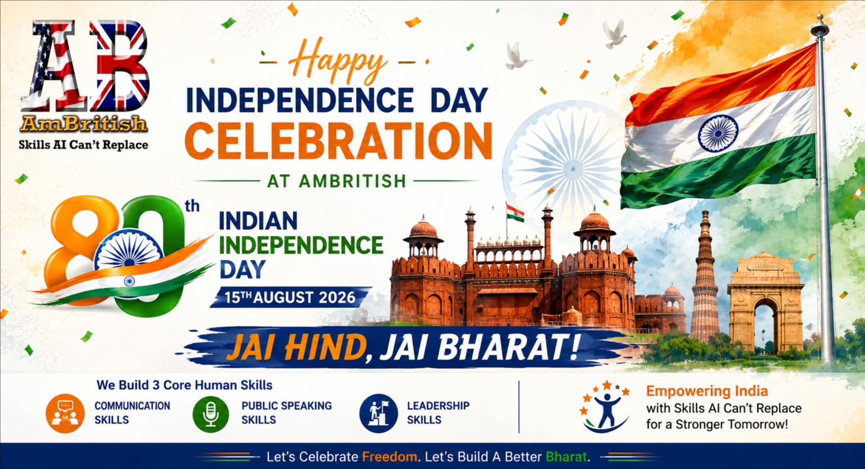 WEBNARS Independence Day Celebration at AmBritish-2026